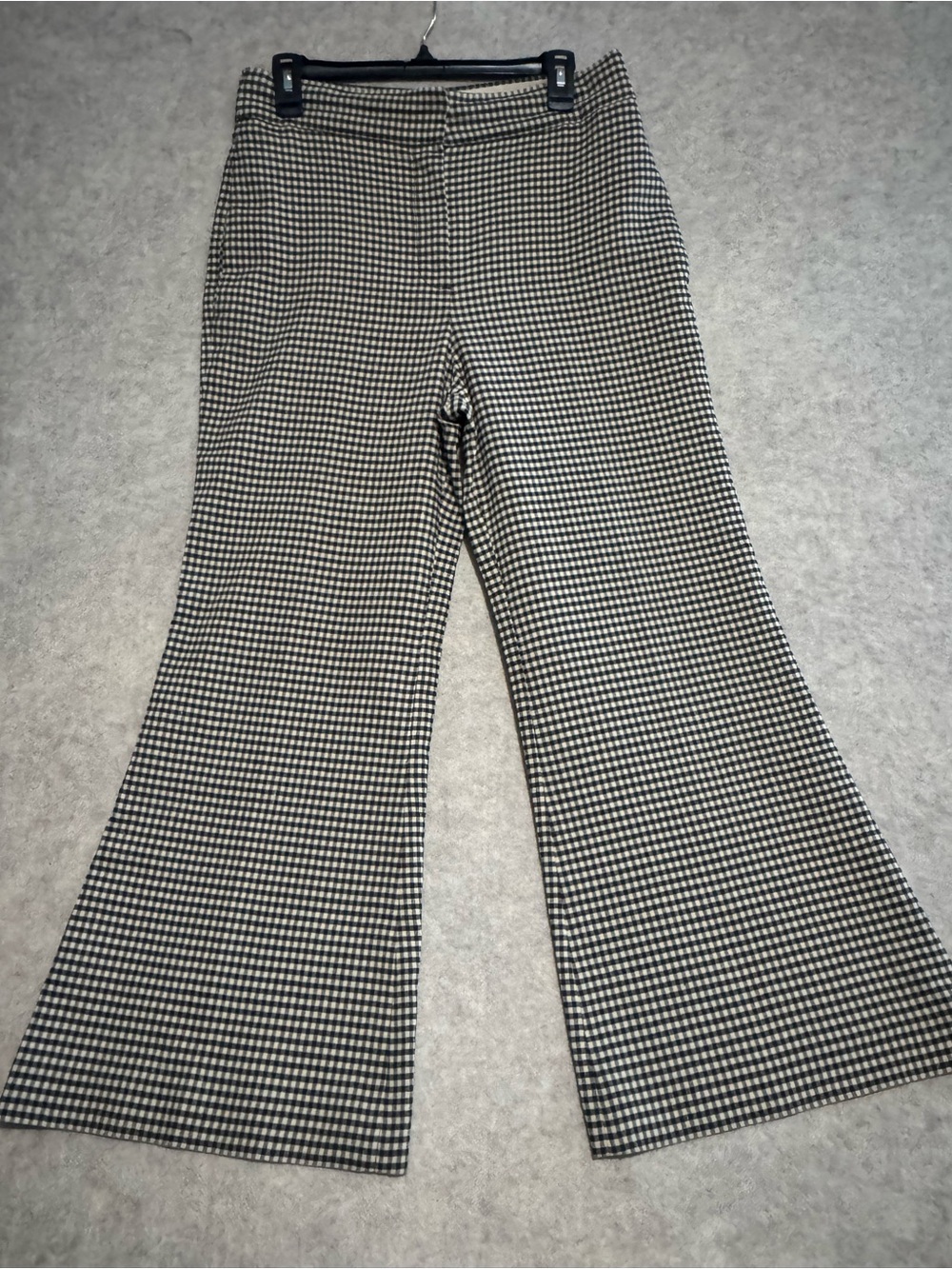 Rebecca Taylor Women's Houndstooth Pants Wide Leg Size 8